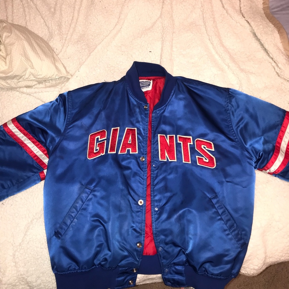 Starter New York Giants vintage bomber jacket